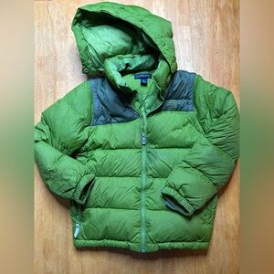 Lands' End Kids Down Green Puffer Jacket